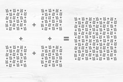 Robot pattern svg Robot svg Kids black and white patterns Product Image 3