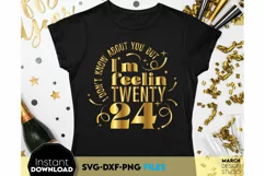 New Year Shirt SVG PNG | 2024 SVG | New Year sublimation PNG Product Image 1