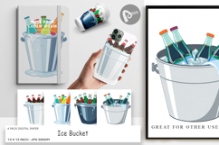 Digital Paper Ice Bucket Product Image 1