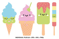 Sweet dessert printable clipart for party crafts
