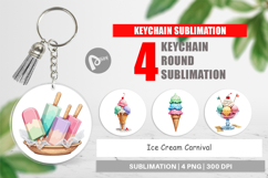 Keychain Carnival Ice Cream Product Image 1