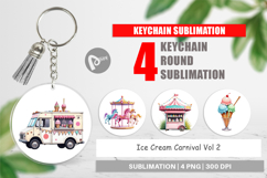 Keychain Carnival Ice Cream Product Image 1