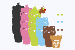 Ice Cream cats 3D SVG Product Image 2