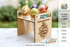 Ice Cream Cone Holders Bundle Laser Cut. Ice Cream Stand SVG Product Image 2