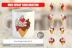 Mug Wrap Ice Cream Cone Product Image 1