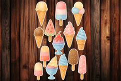 Ice Cream Printable Stickers - PNG Sticker Sheet