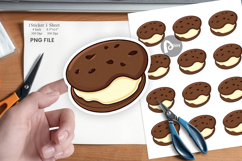 Ice Cream Cookie Sticker Product Image 1