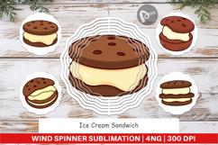 Wind Spinner Ice Cream Cookie Product Image 1