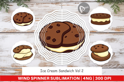 Wind Spinner Ice Cream Cookie Product Image 1