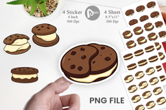 Ice Cream Cookie Sticker Product Image 1