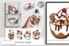Digital Paper Sundae Delight Product Image 1