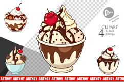 Sundae Delight Clipart Product Image 1