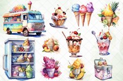 Ice Cream Watercolor Sublimation Bundle Product Image 2
