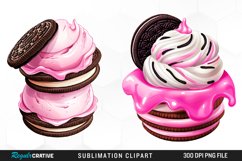 Ice Cream Watercolor Clipart Product Image 1