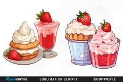 Ice Cream Watercolor Clipart Product Image 1