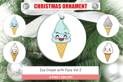 Ornament Smiling Ice Cream Product Image 1