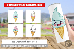 Tumbler Smiling Ice Cream Product Image 1