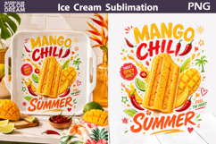 Mango Chilli Ice Cream | Summer Sublimation Product Image 2