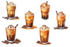 Iced Coffee Clipart Bundle / Iced Coffee Illustrations Product Image 2