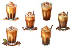 Iced Coffee Clipart Bundle / Iced Coffee Illustrations Product Image 3