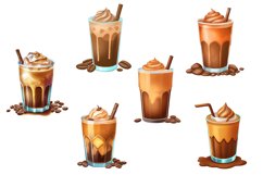 Iced Coffee Clipart Bundle / Iced Coffee Illustrations Product Image 5