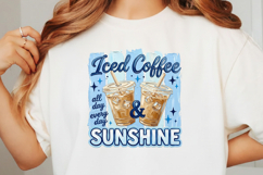Iced Coffee And Sunshine PNG Product Image 3