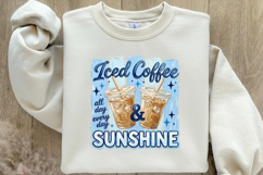 Iced Coffee And Sunshine PNG Product Image 4