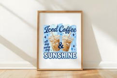 Iced Coffee And Sunshine PNG Product Image 5