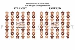 iced coffee and sunshine skinny tumbler sublimation design for 20oz and 30oz skinny tumbler sublimation wrap