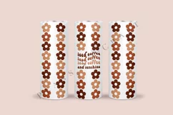 iced coffee and sunshine skinny tumbler sublimation design for 20oz and 30oz skinny tumbler sublimation wrap