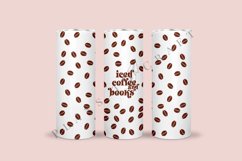 iced coffee books skinny tumbler sublimation design for 20oz and 30oz skinny tumbler sublimation wrap
