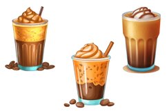 Iced Coffee Clipart Bundle, 3D Illustration Design Product Image 5