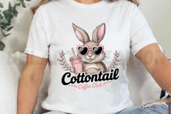 Cottontail Coffee Club Sublimation PNG Product Image 3