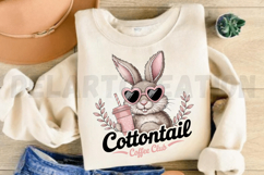 Cottontail Coffee Club Sublimation PNG Product Image 2