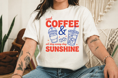 Iced Coffee Sunshine PNG, Summer Digital Design Product Image 4