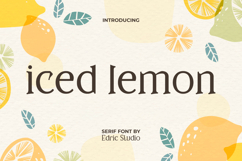 Iced Lemon Font Product Image 1