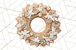 Gingerbread Clip Art PNG, Christmas Ornament Icons Clipart Product Image 2
