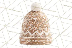 Gingerbread Clip Art PNG, Christmas Ornament Icons Clipart Product Image 3