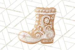 Gingerbread Clip Art PNG, Christmas Ornament Icons Clipart Product Image 4