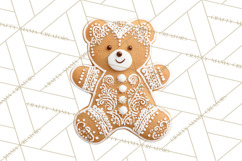 Gingerbread Clip Art PNG, Christmas Ornament Icons Clipart Product Image 5