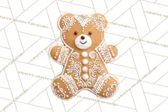 Gingerbread Clip Art PNG, Christmas Ornament Icons Clipart Product Image 5