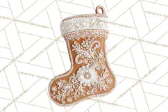 Gingerbread Clip Art PNG, Christmas Ornament Icons Clipart Product Image 2