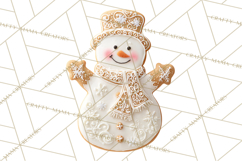 Gingerbread Clip Art PNG, Christmas Ornament Icons Clipart Product Image 4