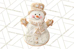 Gingerbread Clip Art PNG, Christmas Ornament Icons Clipart Product Image 4