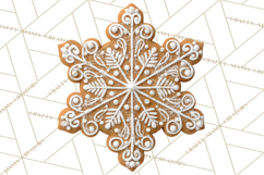 Gingerbread Clip Art PNG, Christmas Ornament Icons Clipart Product Image 3