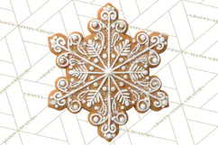 Gingerbread Clip Art PNG, Christmas Ornament Icons Clipart Product Image 3