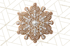 Gingerbread Clip Art PNG, Christmas Ornament Icons Clipart Product Image 2