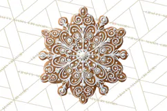 Gingerbread Clip Art PNG, Christmas Ornament Icons Clipart Product Image 2