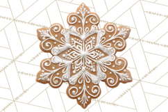 Gingerbread Clip Art PNG, Christmas Ornament Icons Clipart Product Image 4
