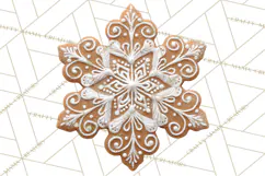 Gingerbread Clip Art PNG, Christmas Ornament Icons Clipart Product Image 4